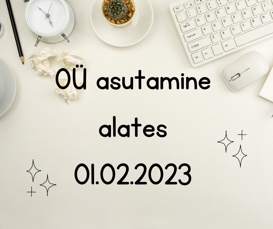 OÜ asutamine